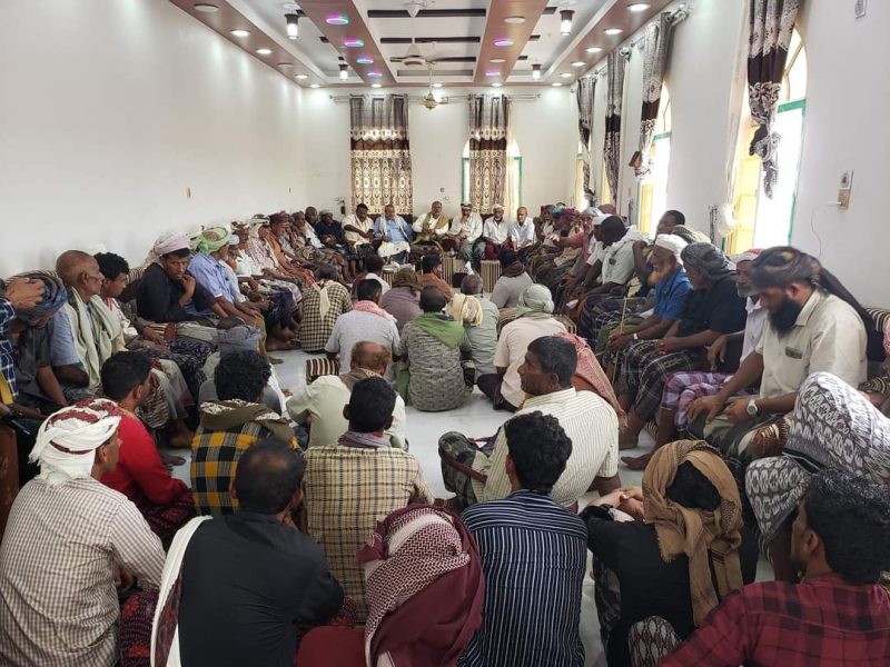 اجتماع قبلي لعددا من مشايخ أرخبيل سقطرى. 