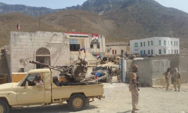 عناصر مليشيات الانتقالي المدعوم من الإمارات في سقطرى 