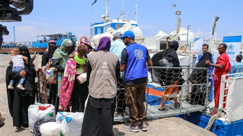 إجلاء لاجئين صوماليين من اليمن إلى بلادهم