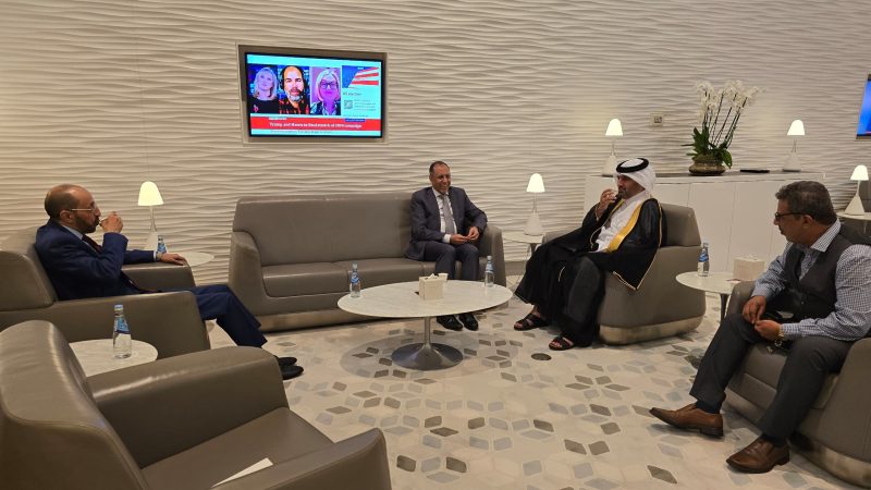 وزير الصناعة اليمني يشارك في اجتماع هيئة التقييس الخليجية بالدوحة