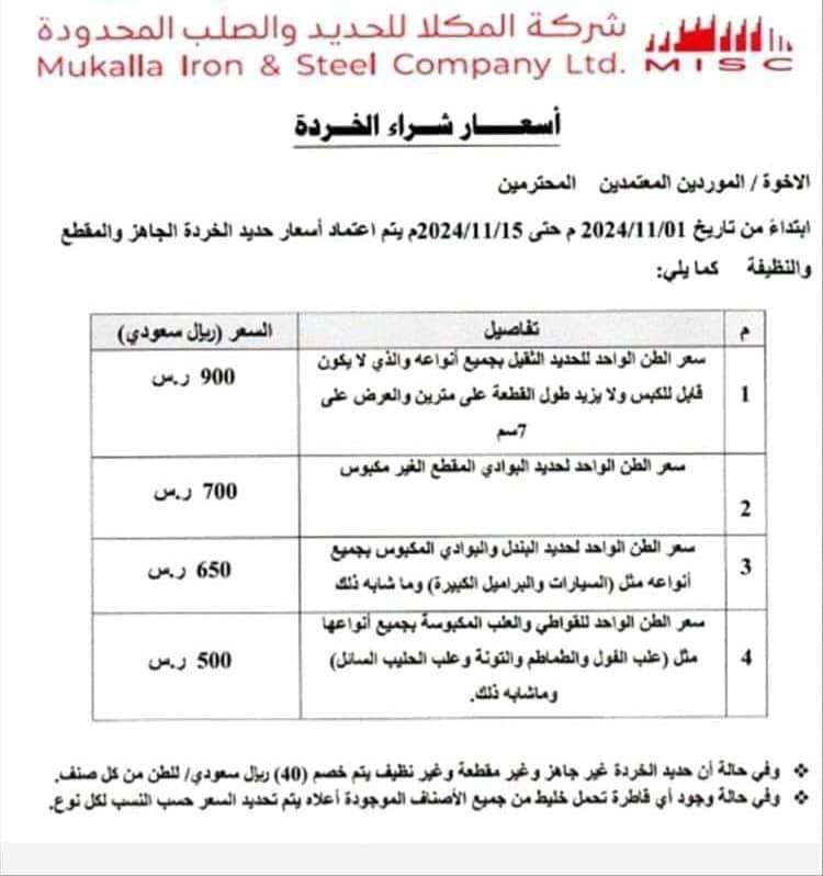 من المستفيد من قرار منع تصدير الخردة ؟