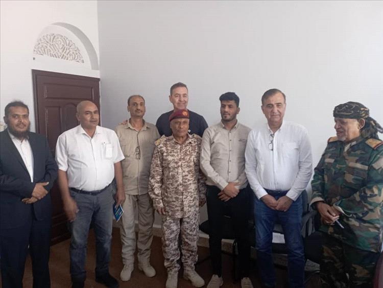 وفد من مفوضية الأمم المتحدة يزور المنطقة العسكرية بحضرموت