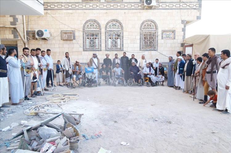 مأرب تشهد احتجاجات حاشدة تطالب بإصلاح الرابطة الوطنية للجرحى والمعاقين