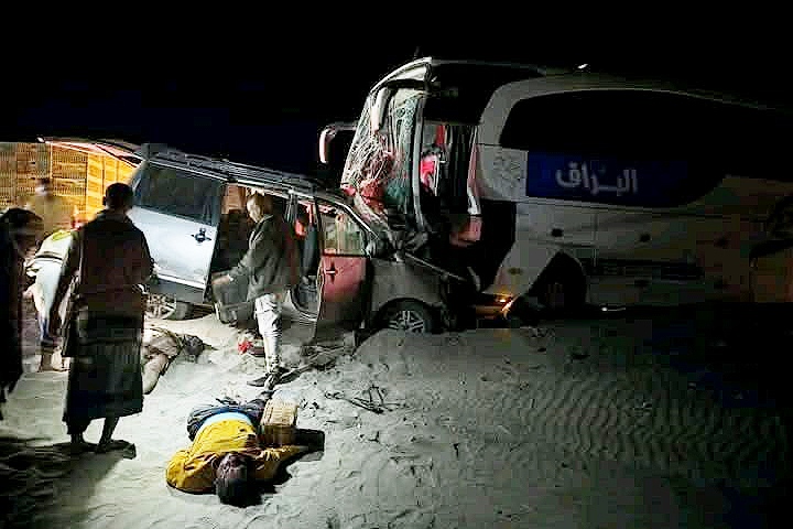 أبين: حادث مروع يخلف قتلى وجرحى