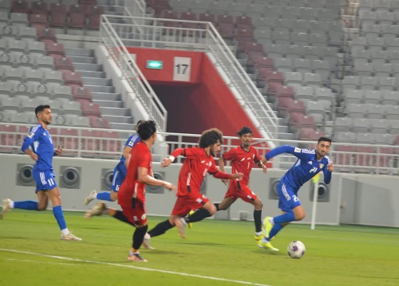 المنتخب الوطني يتعادل وديا مع الكويت استعدادا لخليجي26