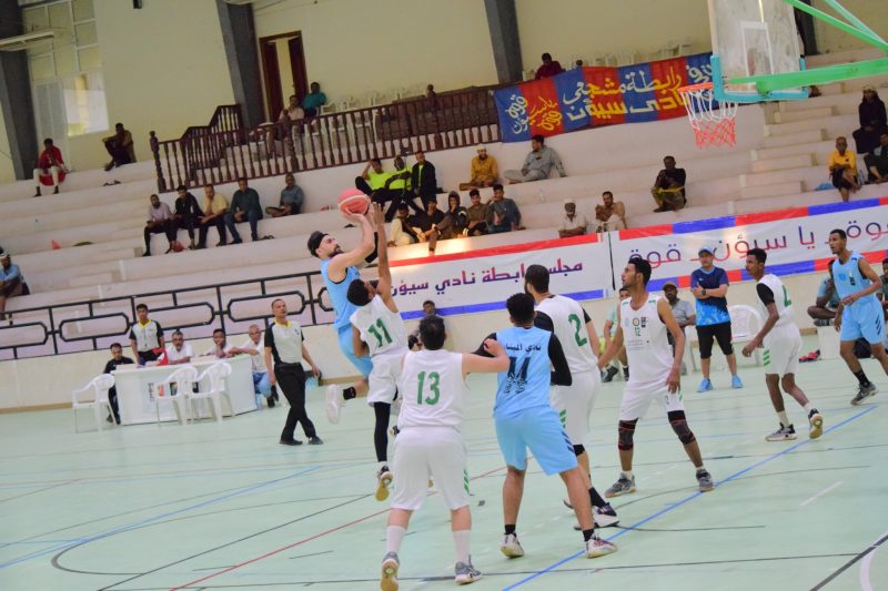 وحدة صنعاء يعمق جراح البرق تريم في دوري كرة السلة