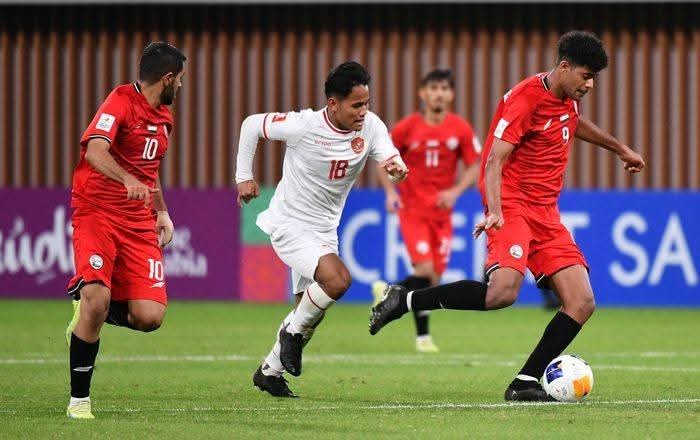 المنتخب الوطني للشباب يتعادل مع أندونيسيا في ختام مشاركته بنهائيات آسيا