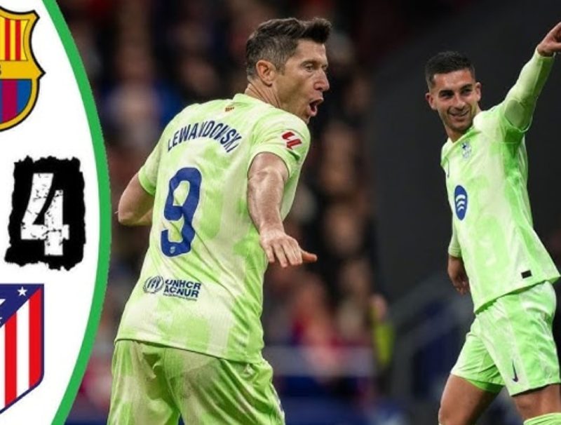 برشلونة يستعيد صدارة الليجا بفوز مثير على أتلتيكو مدريد في عقر داره