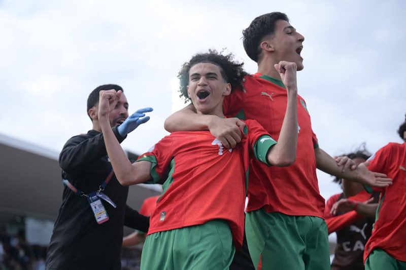 منتخب المغرب بطل أفريقيا للناشئين لأول مرة في تأريخه