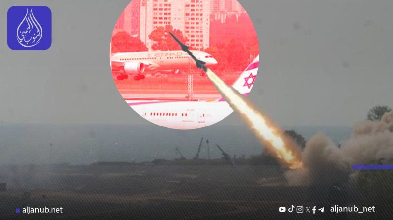 الحوثيون يعلنون استهداف مطار بن غوريون بصاروخين باليستيين