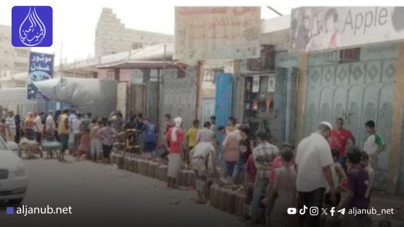 وكلاء الغاز في عدن يرفضون تسعيرة الشركة اليمنية للغاز