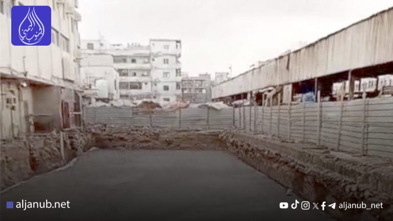 بسط جديد أمام سوق القات بالمنصورة يثير غضب الأهالي